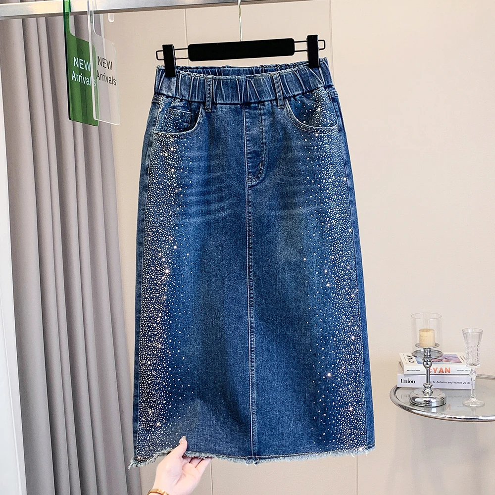 plus Size Women's A-Line Skirt High Waist Thin Denim Summer New Fashion Half-length Skirt Comfortable Casual Loose Fit Skirt
plus Size Women's A-Line Skirt High Waist Thin Denim Summer New Fashion Half-length Skirt Comfortable Casual Loose Fit Skirt