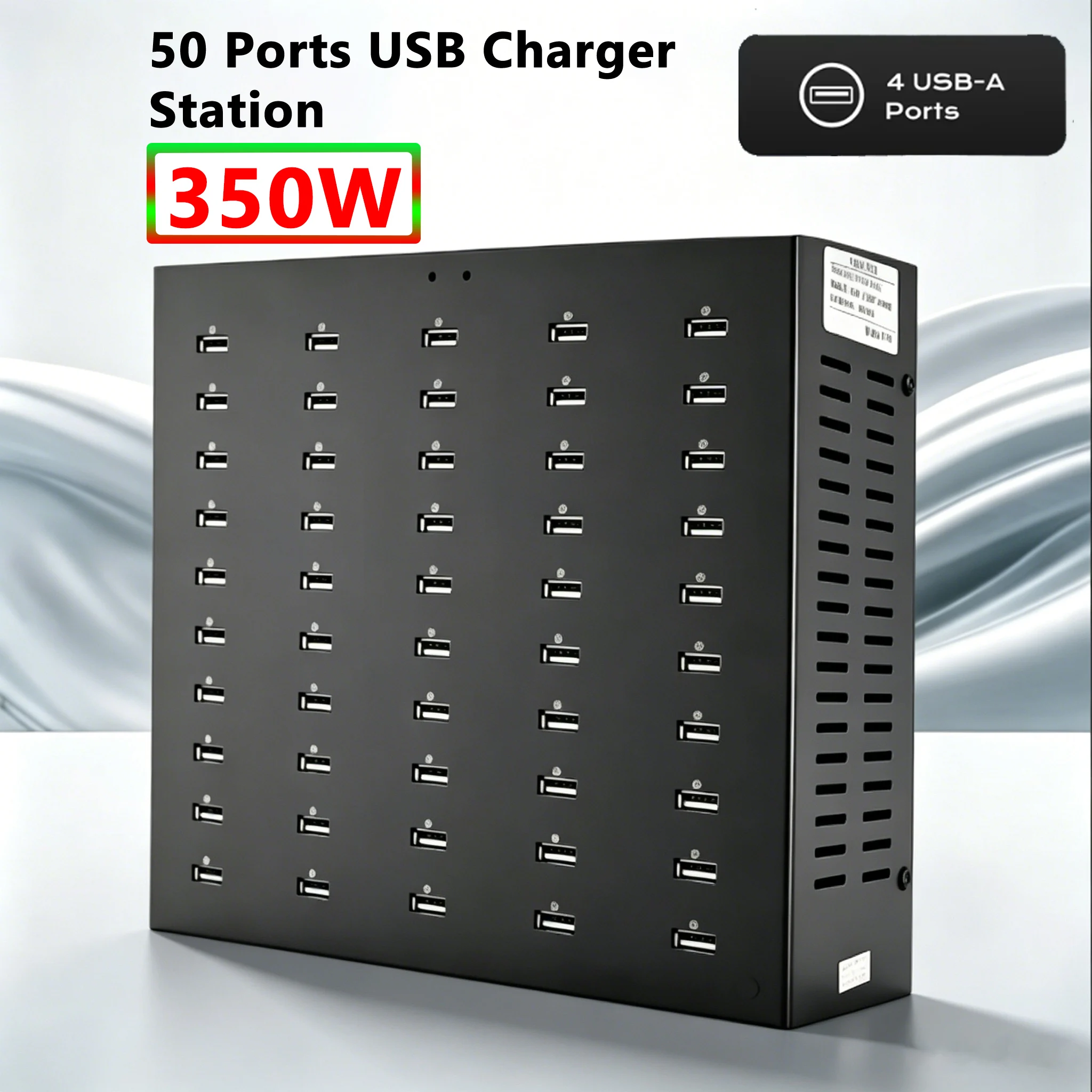 350W 50 Ports USB Charger Display For Android iPhone Adapter Multifunctional HUB Charging Station Dock Socket
350W 50 Ports USB Charger Display For Android iPhone Adapter Multifunctional HUB Charging Station Dock Socket
