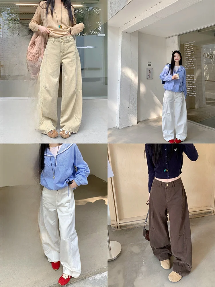 plus Size Women's Retro Patchwork Jeans High Waist Wide Leg Pants Straight Cut Spring Summer Fashionable Casual Cotton Denim
plus Size Women's Retro Patchwork Jeans High Waist Wide Leg Pants Straight Cut Spring Summer Fashionable Casual Cotton Denim