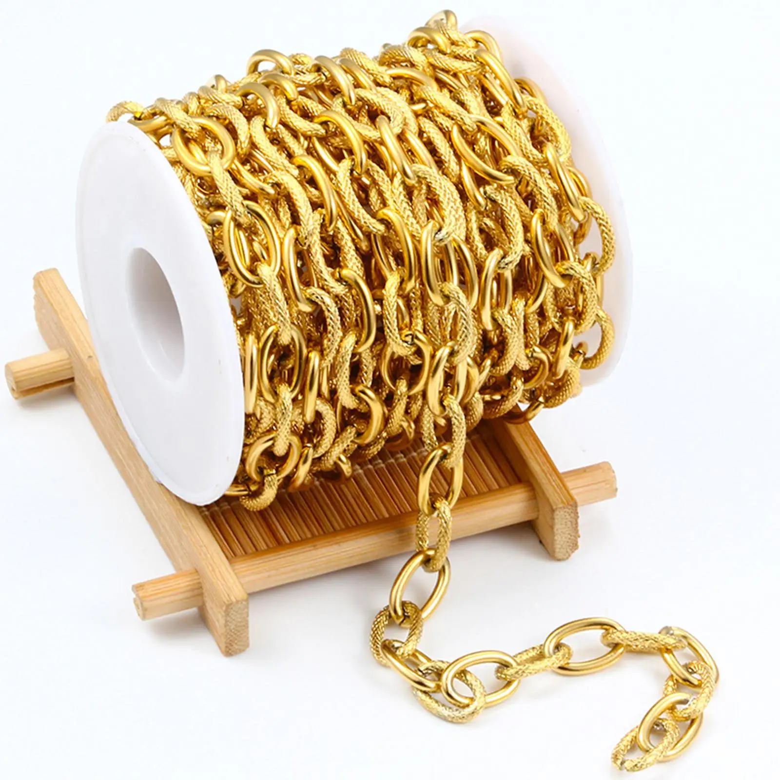 Jewelry Making Chains Gold Plated Fashion Cross Cable Chains Jewelry Chain for Pendant Earring Anklet Choker Bracelet
Jewelry Making Chains Gold Plated Fashion Cross Cable Chains Jewelry Chain for Pendant Earring Anklet Choker Bracelet