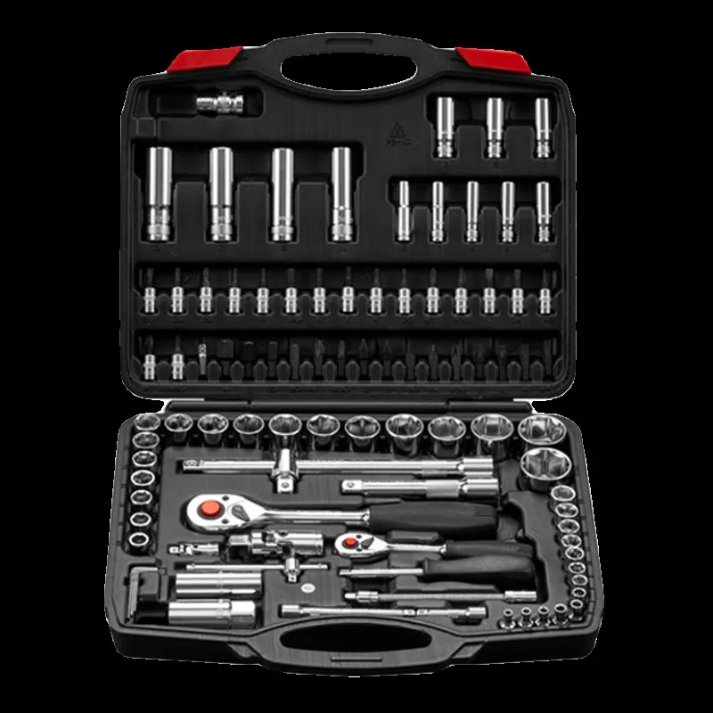 Tool 00-910 1/4,3/8,1/2 Series 94Pcs Tool Set
Tool 00-910 1/4,3/8,1/2 Series 94Pcs Tool Set