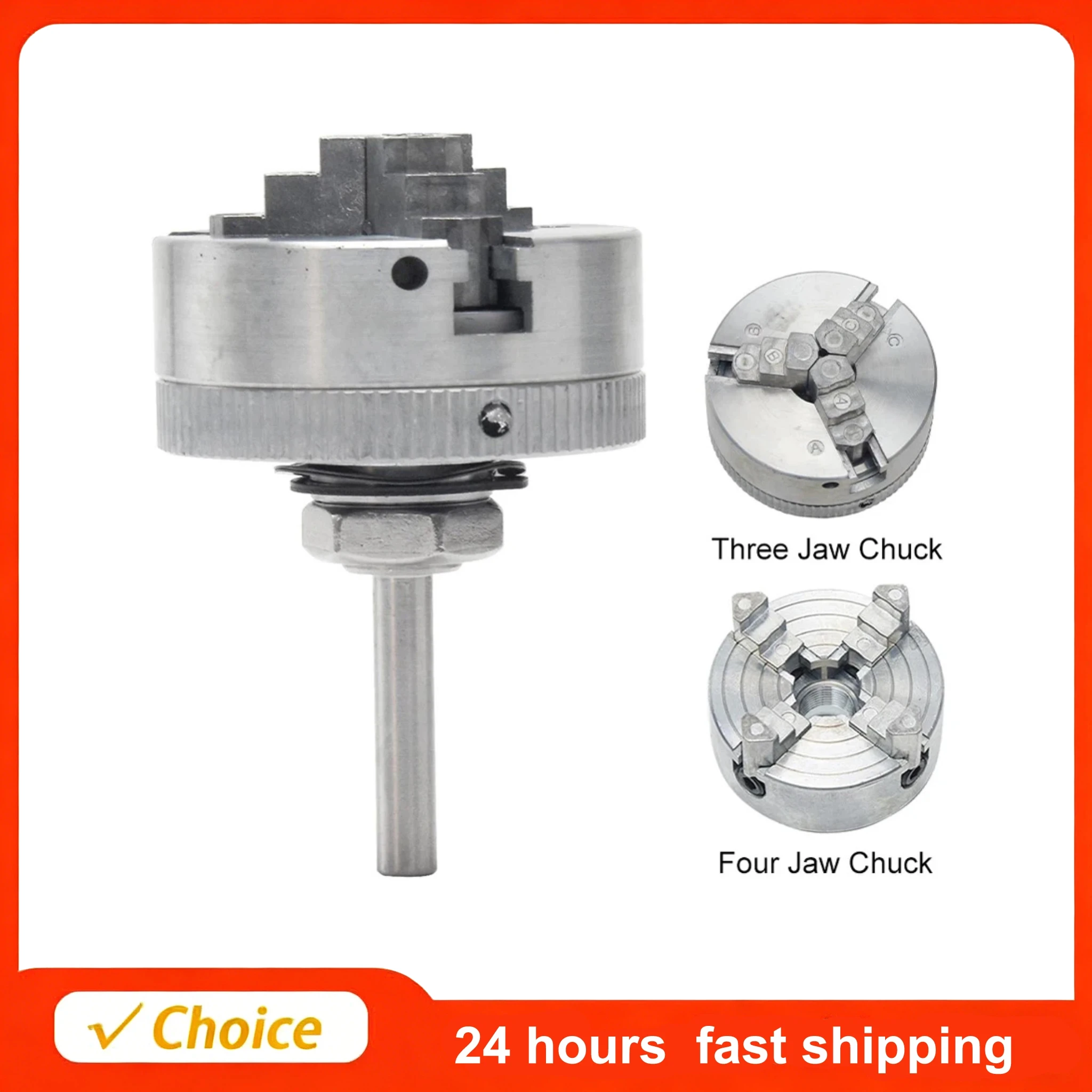 Zinc Alloy 4-Jaw Chuck Connecting Rod Self Centering Wood Turning Chuck Optional Clamp Accessory Easy Using for Mini Metal Lathe
Zinc Alloy 4-Jaw Chuck Connecting Rod Self Centering Wood Turning Chuck Optional Clamp Accessory Easy Using for Mini Metal Lathe