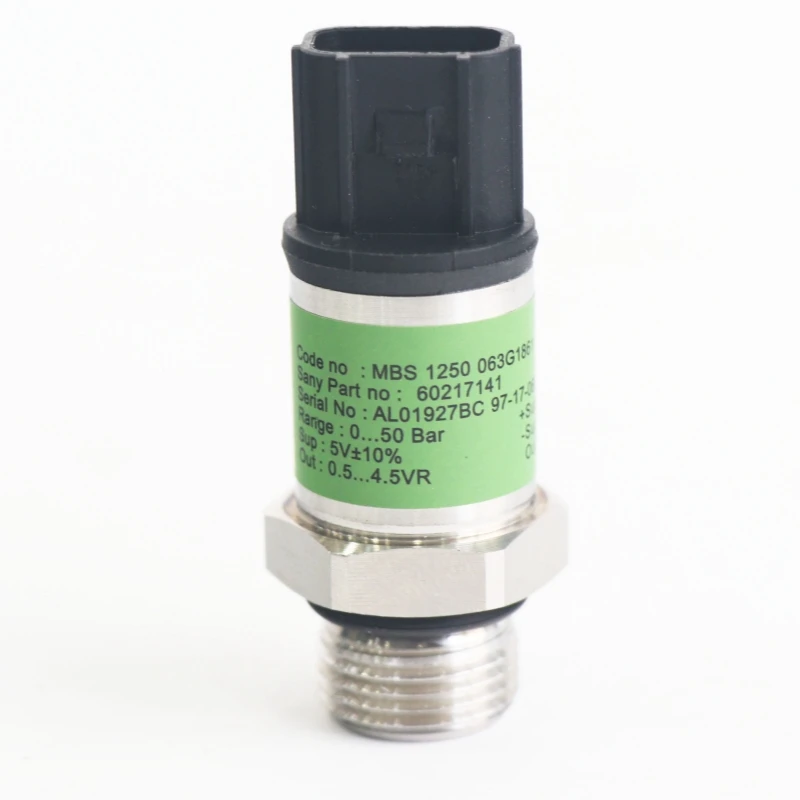 60217141 for Sany SY365 SY245 Excavator Pressure Sensor Hydraulic Pump Pressure Sensor 0...50Bar
60217141 for Sany SY365 SY245 Excavator Pressure Sensor Hydraulic Pump Pressure Sensor 0...50Bar