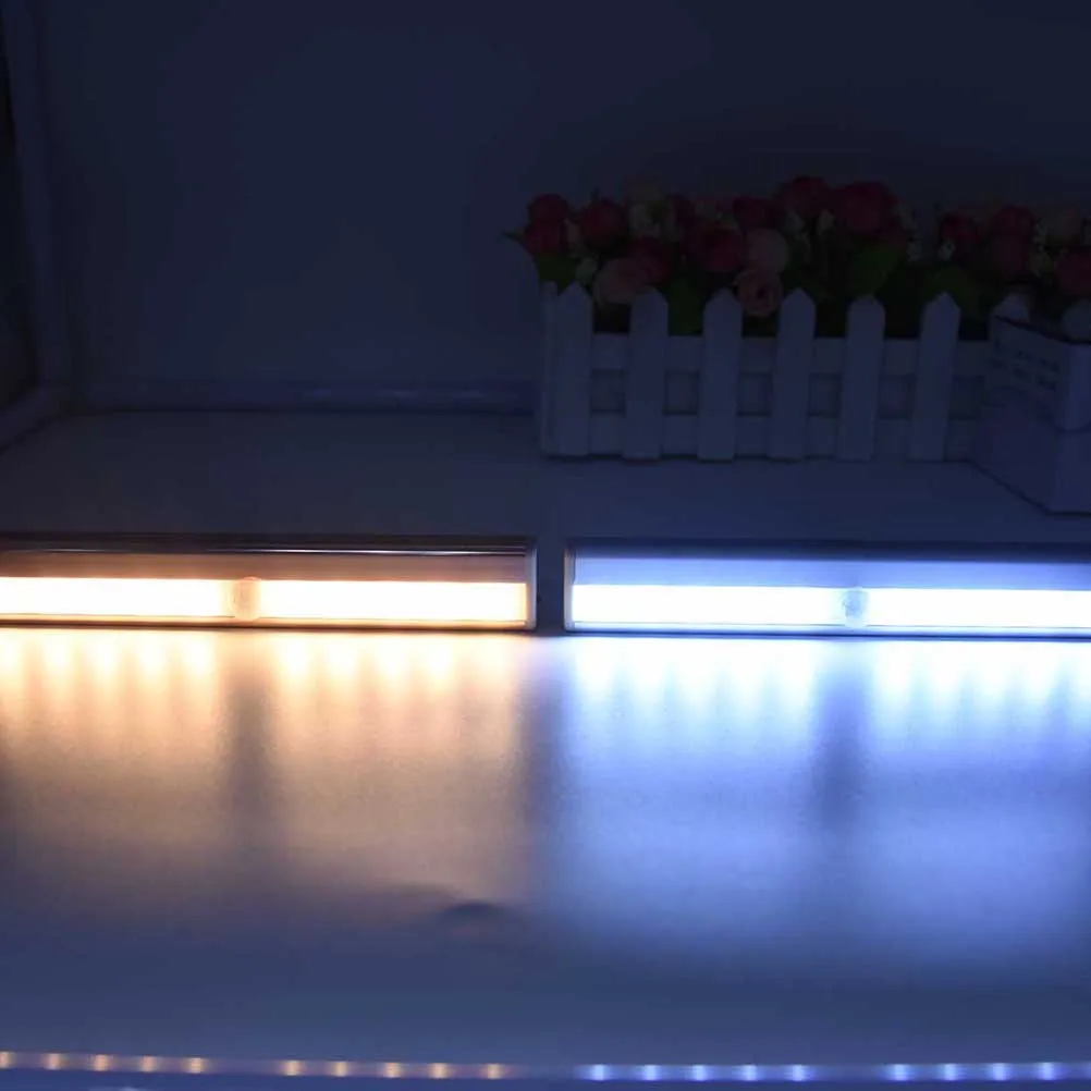 10 Led Motion Sensor Night Light Stick-On Cabinet Closet Drawer Light Cordless Cold White Durable Plastic Garage Corridor
10 Led Motion Sensor Night Light Stick-On Cabinet Closet Drawer Light Cordless Cold White Durable Plastic Garage Corridor