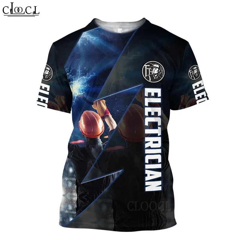 CLOOCL Newest Popular Electrician Harajuku T Shirt Men Women 3D Print Fashion Hip Hop Streetwear Pullovers Drop Shipping
CLOOCL Newest Popular Electrician Harajuku T Shirt Men Women 3D Print Fashion Hip Hop Streetwear Pullovers Drop Shipping