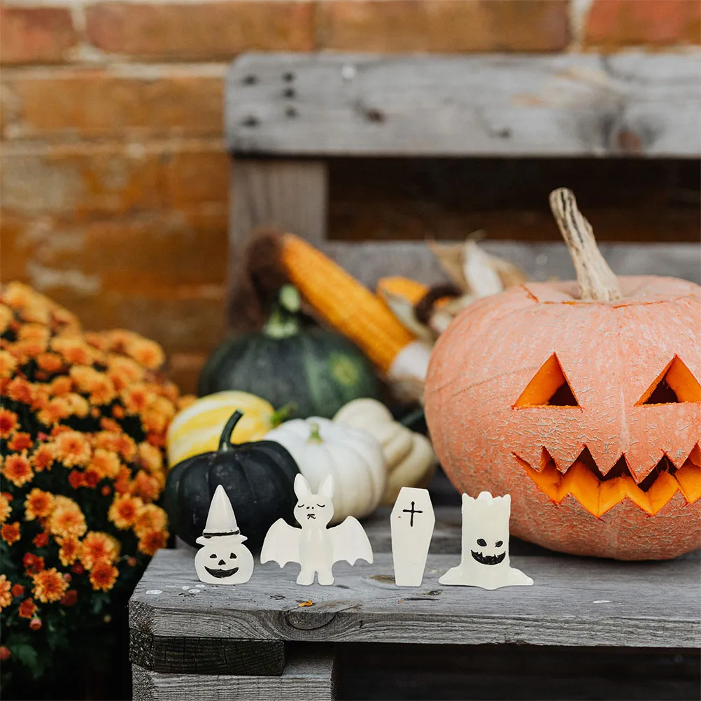 6 Pcs Glow in Dark Halloween Decorations Mini Resin naments Pumpkin Ghost Bat Mummy Cross Coffin Tree Tiny House
6 Pcs Glow in Dark Halloween Decorations Mini Resin naments Pumpkin Ghost Bat Mummy Cross Coffin Tree Tiny House