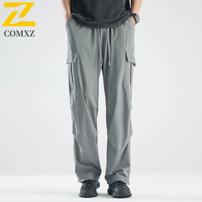 Men's Tactical Cargo Pants Ice Silk Summer Water-Resistant Windproof Loose Fit Outdoor Casual Streetwear Sports Trousers 2025
Men's Tactical Cargo Pants Ice Silk Summer Water-Resistant Windproof Loose Fit Outdoor Casual Streetwear Sports Trousers 2025