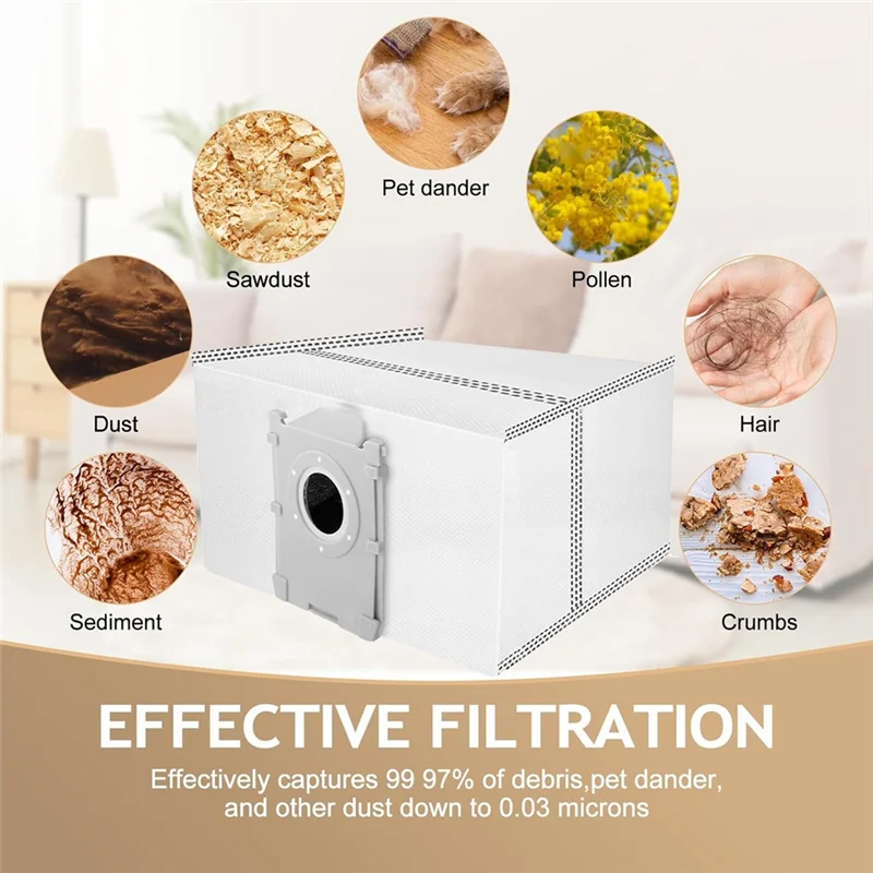 Вакуумные мешки A16Z Forecovacs серии DEEBOT T50, T50 PRO/T50 MAX/X8 PRO Omni, сменные вакуумные мешки
Вакуумные мешки A16Z Forecovacs серии DEEBOT T50, T50 PRO/T50 MAX/X8 PRO Omni, сменные вакуумные мешки