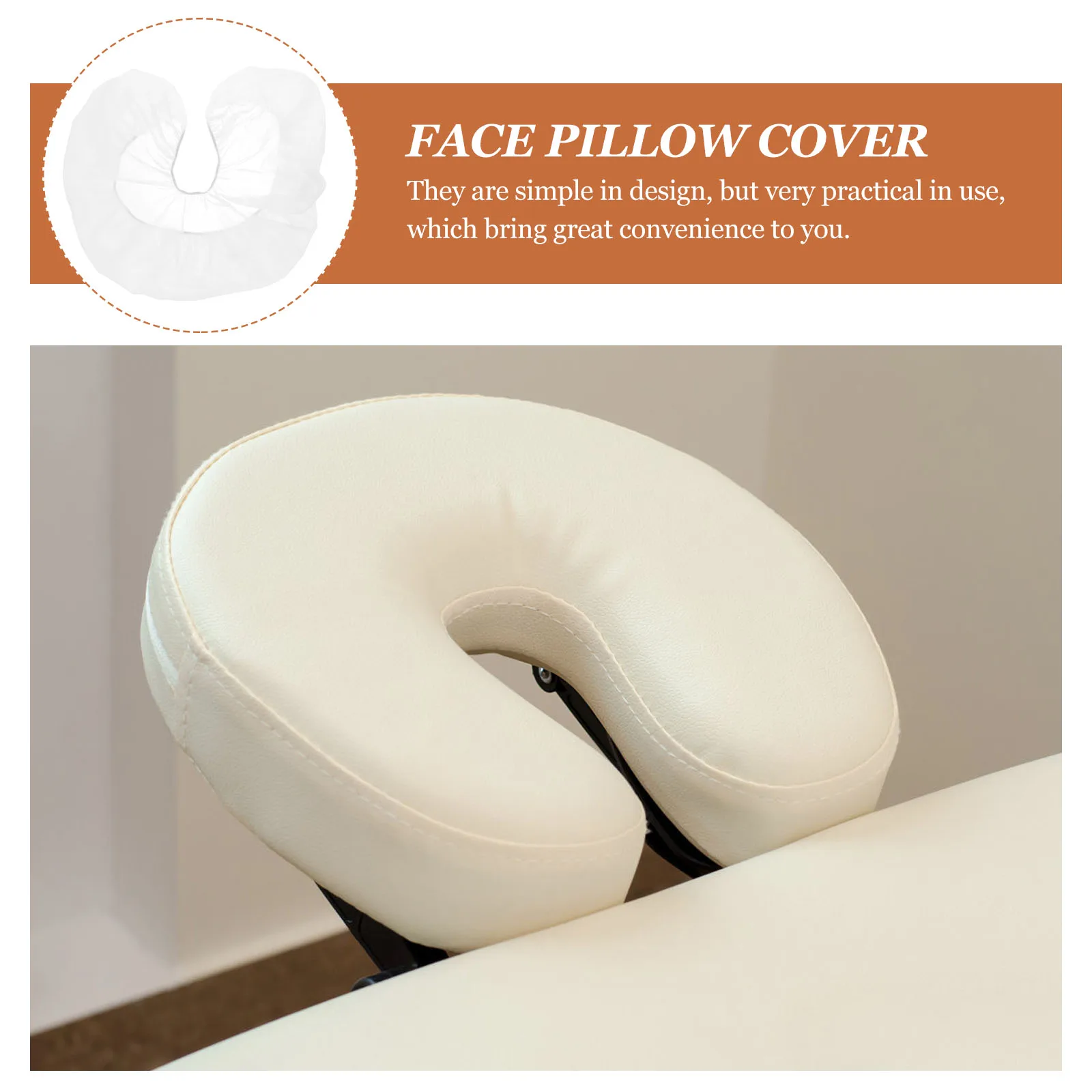 100Pcs Disposable Massage Face Covers Non-Woven Salon Bed Hole Covers for Spa Massage Table Headrest Protection
100Pcs Disposable Massage Face Covers Non-Woven Salon Bed Hole Covers for Spa Massage Table Headrest Protection