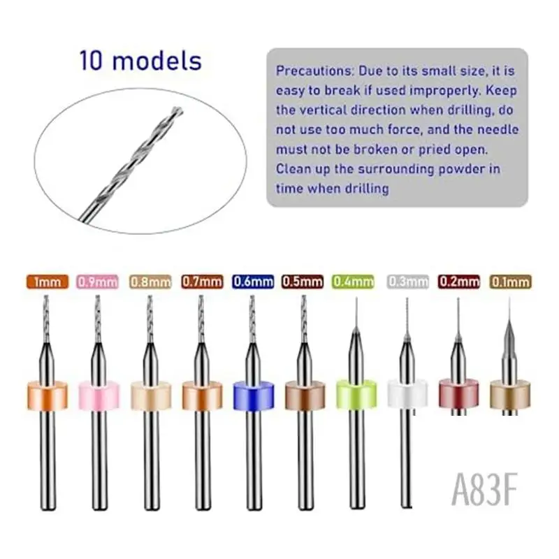 36 Pieces Hand Drill Bits Set, Pin Vise Hand Drill Minimicro Drill For Resin Polymer Claycraft Model Jewelry Making Easy To Use
36 Pieces Hand Drill Bits Set, Pin Vise Hand Drill Minimicro Drill For Resin Polymer Claycraft Model Jewelry Making Easy To Use