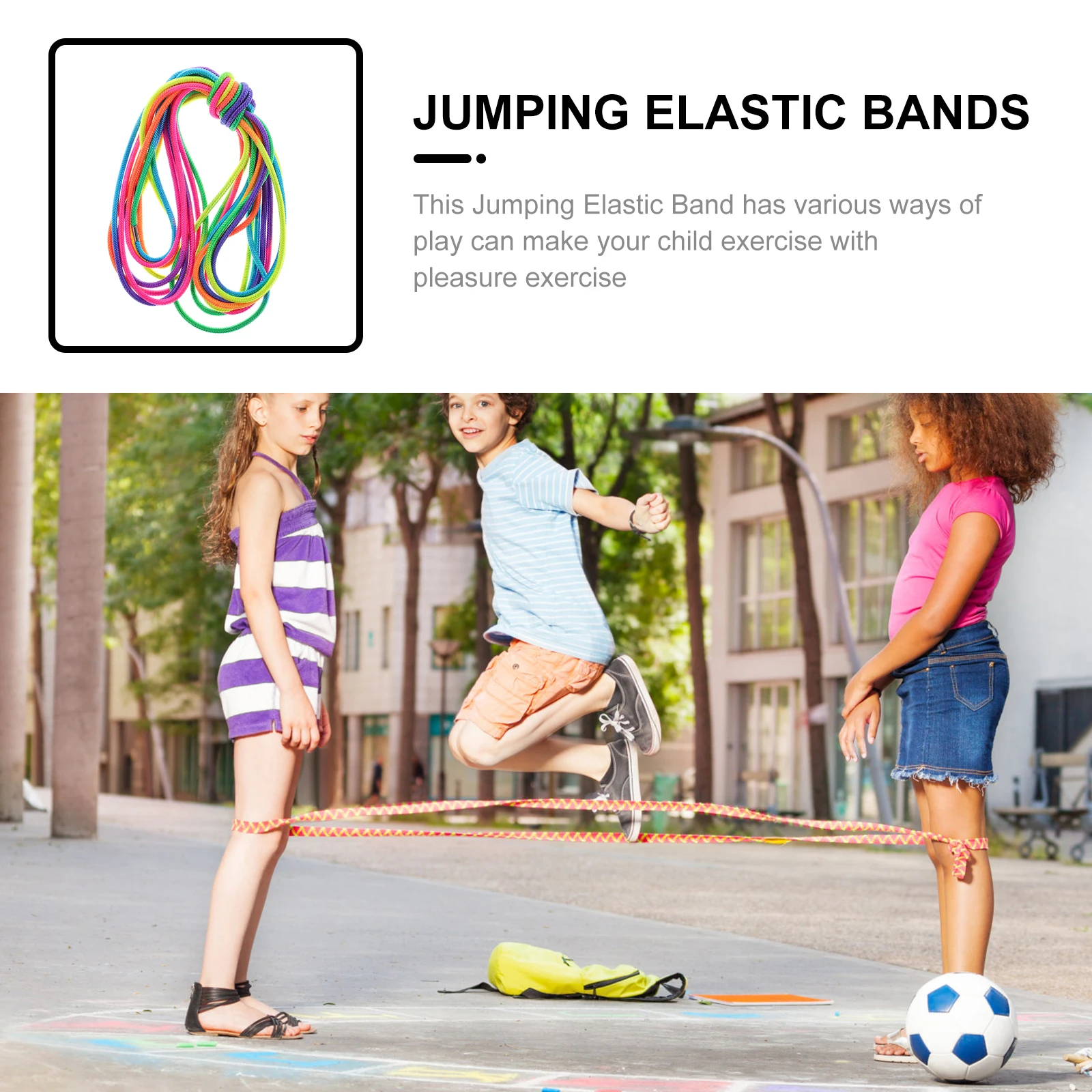 Elastic Jump 7M Kids Outdoor Toy Elastic Jump Rope High Elasticity Rubber Band Fitness Game Random Color Storage Bag
Elastic Jump 7M Kids Outdoor Toy Elastic Jump Rope High Elasticity Rubber Band Fitness Game Random Color Storage Bag