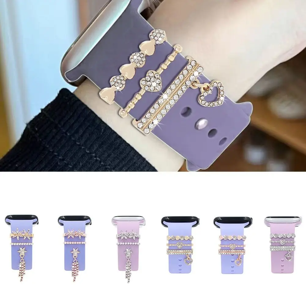 Fashion Metal Watch Band Ornament Diamond Bracelet Decorative Ring Brooch Wristbelt Charms for iwatch Strap Accessories
Fashion Metal Watch Band Ornament Diamond Bracelet Decorative Ring Brooch Wristbelt Charms for iwatch Strap Accessories