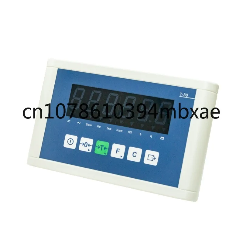 Weighing scale indicator Weighing Display Controller with low voltage alarm function T-30
Weighing scale indicator Weighing Display Controller with low voltage alarm function T-30