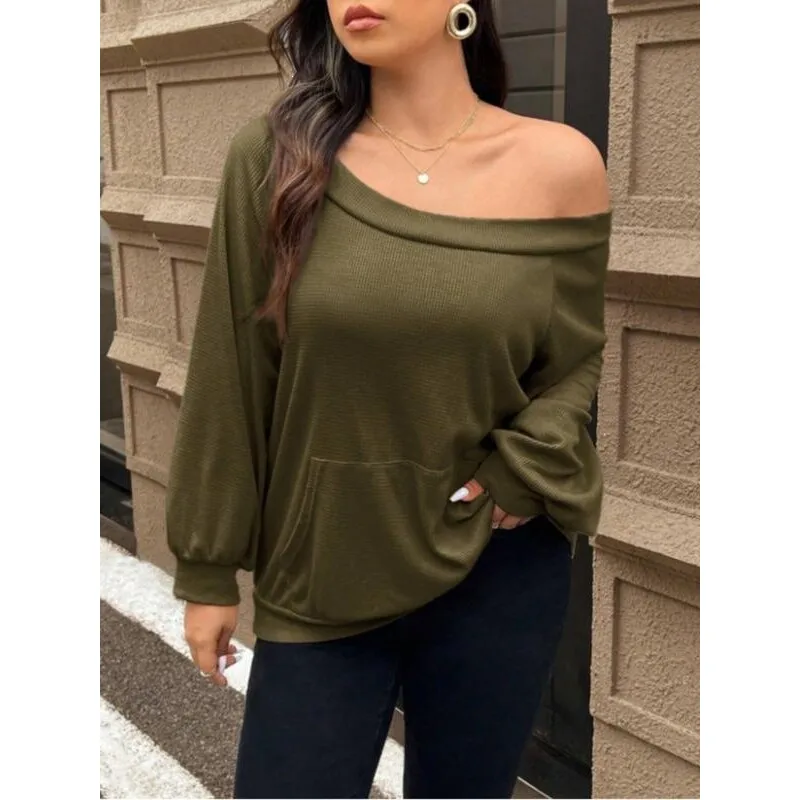 J 84100 Oblique Collar Sweatshirt Women's Fashion Spring 2026 Non-hooded Comfortable Fit Other Material 100% Streetwear
J 84100 Oblique Collar Sweatshirt Women's Fashion Spring 2026 Non-hooded Comfortable Fit Other Material 100% Streetwear