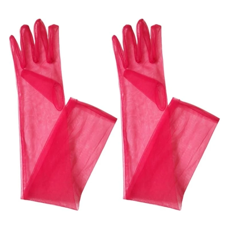 652F 2pack Sheer Elbow Length Gloves Fashionable Party Mittens Bridal Wedding Gloves for Weddings and Evening Parties
652F 2pack Sheer Elbow Length Gloves Fashionable Party Mittens Bridal Wedding Gloves for Weddings and Evening Parties