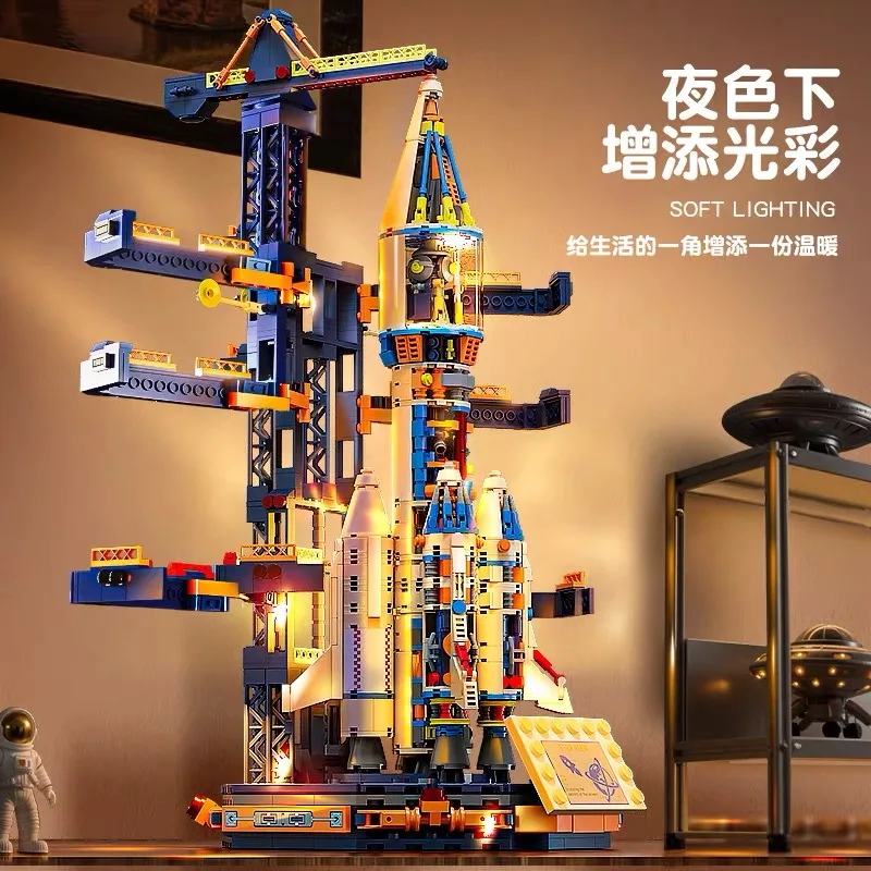 Aviation Building Blocks Semi Mechanical Manned Rocket Spacecraft Kids DIY Assembly Toys Christmas Birthday Gift 
Aviation Building Blocks Semi Mechanical Manned Rocket Spacecraft Kids DIY Assembly Toys Christmas Birthday Gift