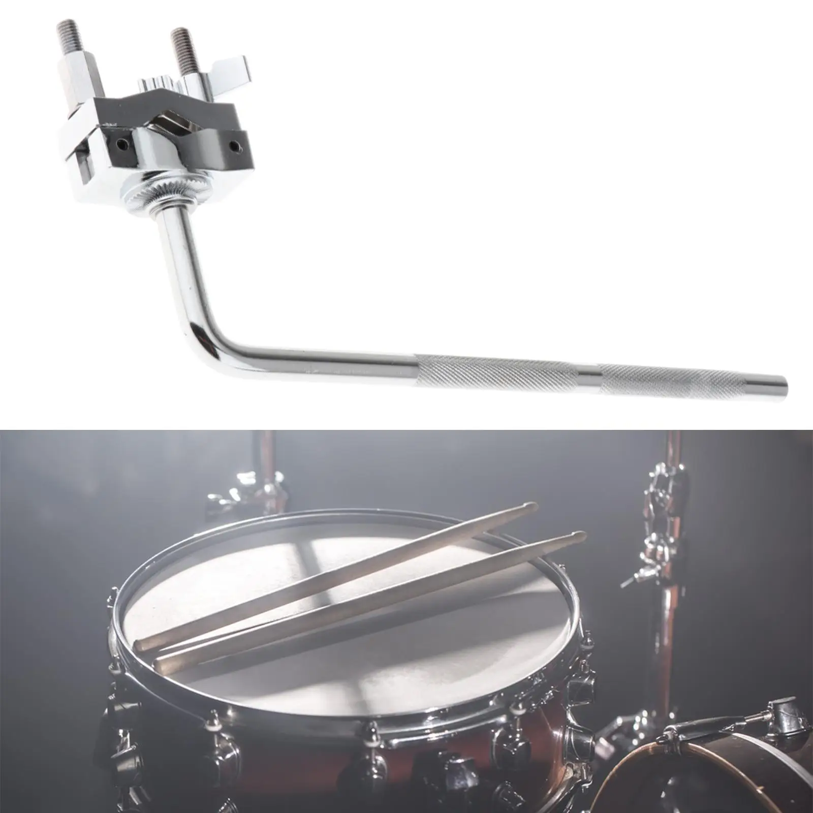 Cowbell Mount Holder Cowbell Clamp Drum Set Clamp Musical Instrument Accessories Drum with L-rod Adjustable Cowbell Mount
Cowbell Mount Holder Cowbell Clamp Drum Set Clamp Musical Instrument Accessories Drum with L-rod Adjustable Cowbell Mount