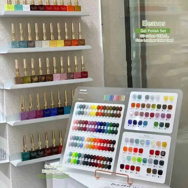Eleanos Macaron 60 Colors TPO FREE Nail Gel Pollish Manicure Nail Salon Gel Polish Set Semis Permanents UV Varnishes 15ml
Eleanos Macaron 60 Colors TPO FREE Nail Gel Pollish Manicure Nail Salon Gel Polish Set Semis Permanents UV Varnishes 15ml