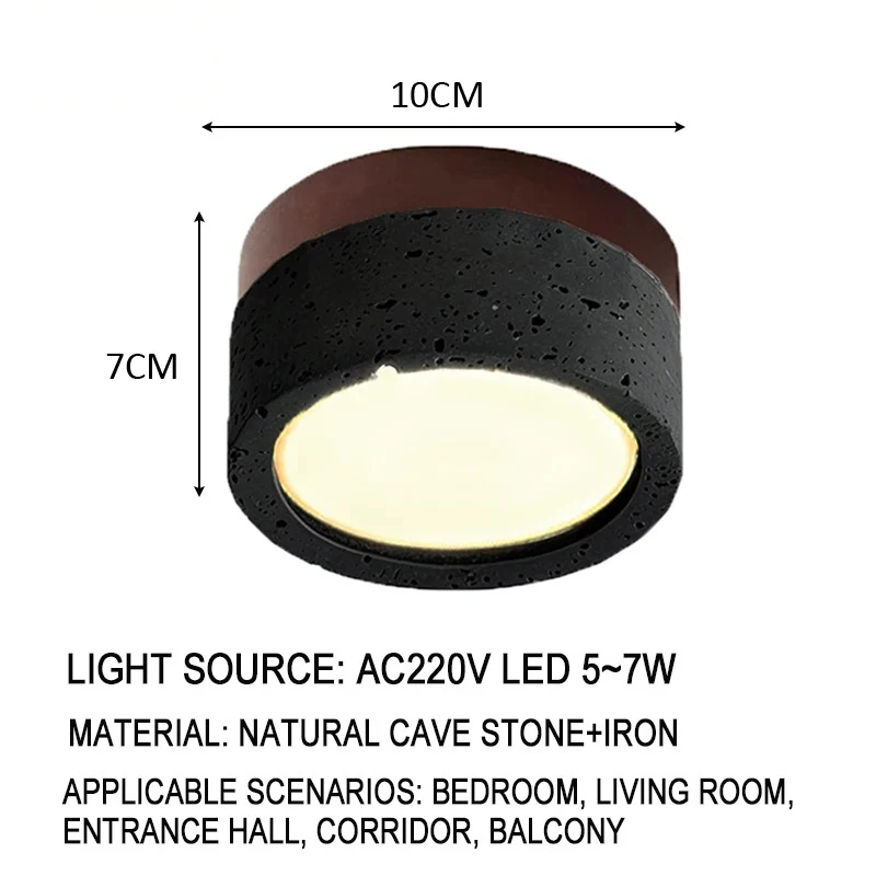 Wabi Sabi Italian Minimalist Black Travertine Ceiling Light For Hallway Cloakroom Entry Home Nordic Balcony Lighting
Wabi Sabi Italian Minimalist Black Travertine Ceiling Light For Hallway Cloakroom Entry Home Nordic Balcony Lighting