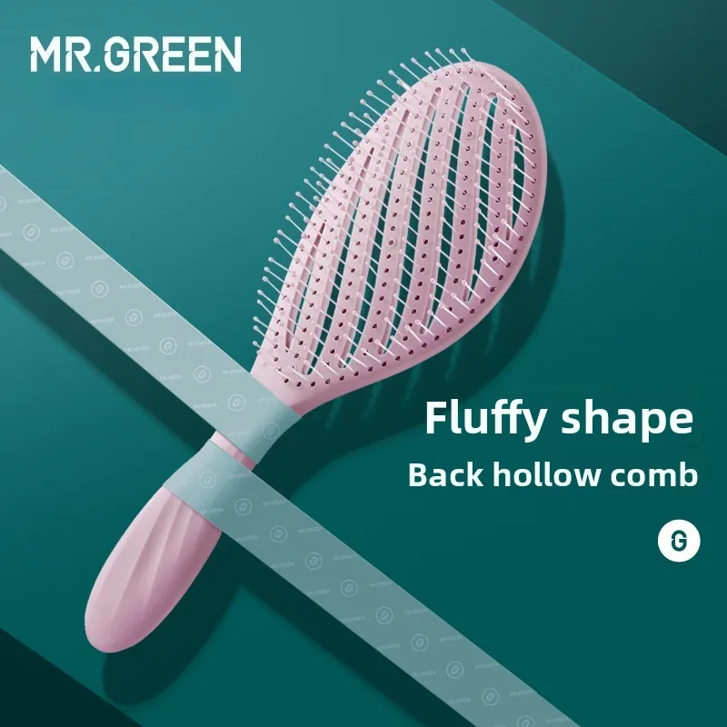 Mr.GREEN Elastic Air Cushion Comb Straight Hair Curling Comb Women's Curved Long Hair Air Massage Big Bend Comb
Mr.GREEN Elastic Air Cushion Comb Straight Hair Curling Comb Women's Curved Long Hair Air Massage Big Bend Comb