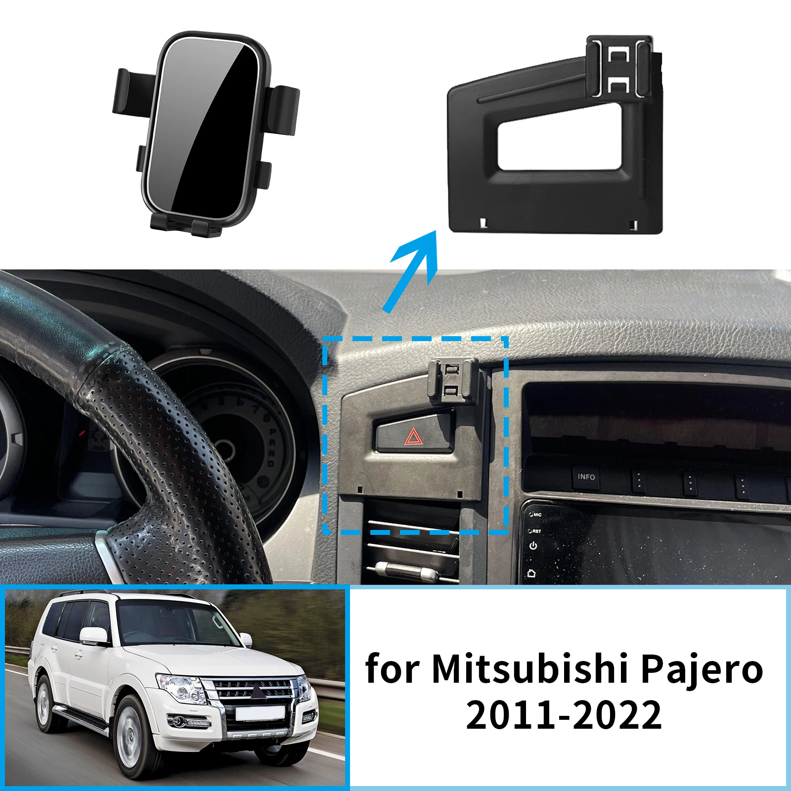 for Mitsubishi Pajero 2011-2022 GPS Bracket Navigation Stand Auto Accessories
for Mitsubishi Pajero 2011-2022 GPS Bracket Navigation Stand Auto Accessories