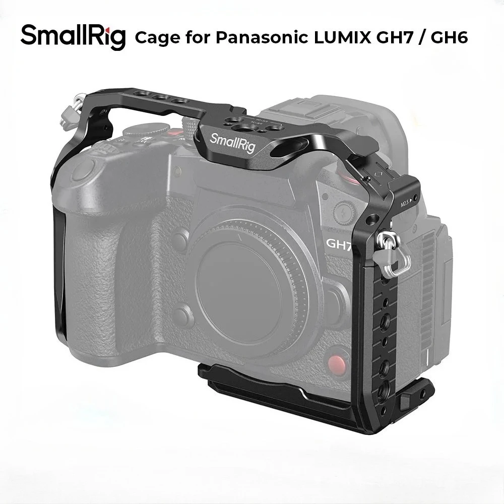 Быстросъемная клетка SmallRig 4824 HawkLock для Panasonic LUMIX GH7/GH6, быстросъемная конструкция Arca-Swiss для DJI и штатива
Быстросъемная клетка SmallRig 4824 HawkLock для Panasonic LUMIX GH7/GH6, быстросъемная конструкция Arca-Swiss для DJI и штатива