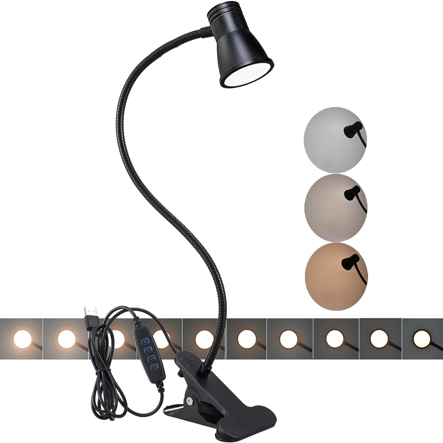 Enhance Your Workspace with the Ultimate Comfortable Adjustable LED Clip Desk Lamp - Dimmable Bright Light in 3 Colors for Readi
Enhance Your Workspace with the Ultimate Comfortable Adjustable LED Clip Desk Lamp - Dimmable Bright Light in 3 Colors for Readi