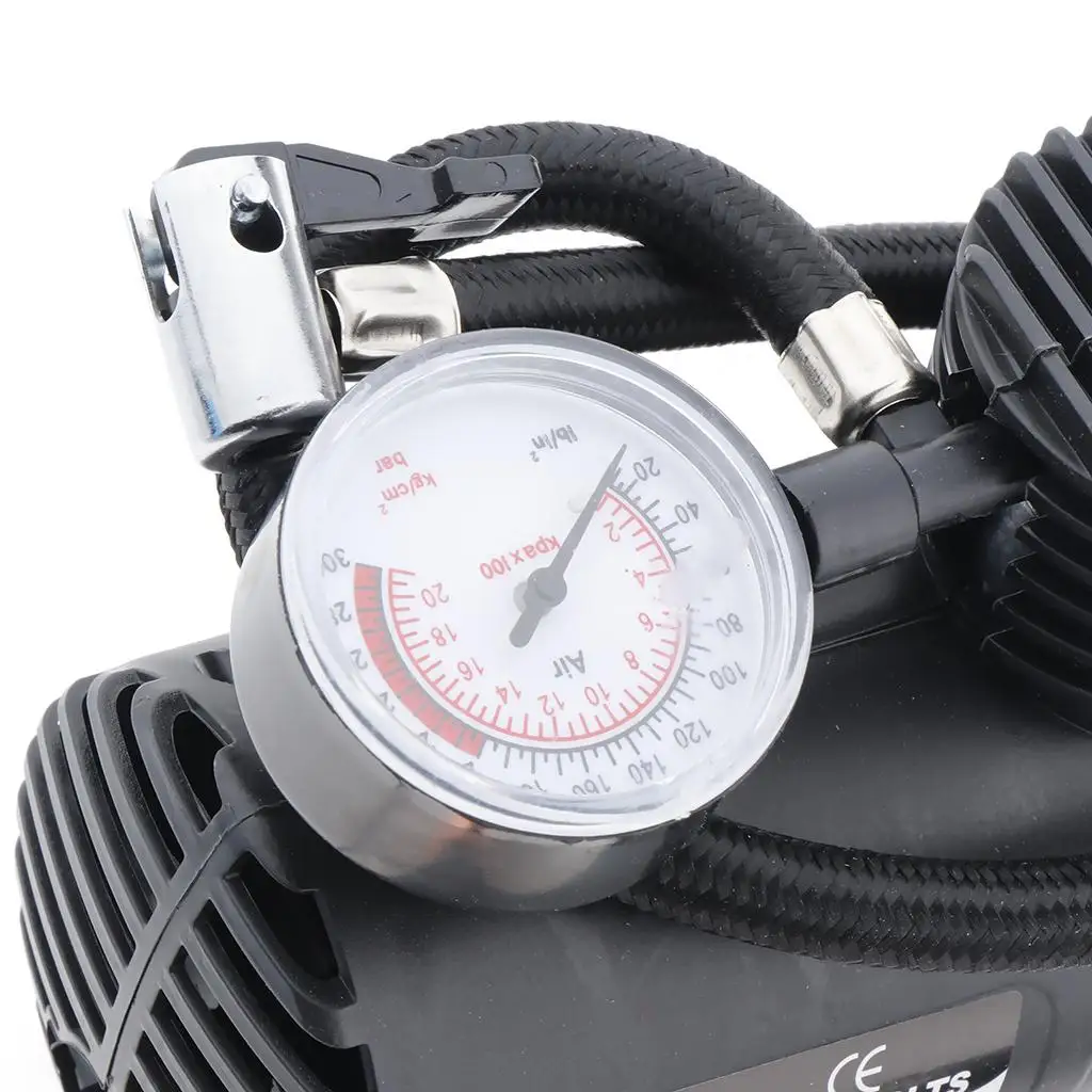 Tyre Air Inflator Pump Portable Mini Compressor Electric 300PSI for Car Bike Boat Balloon Inflation
Tyre Air Inflator Pump Portable Mini Compressor Electric 300PSI for Car Bike Boat Balloon Inflation