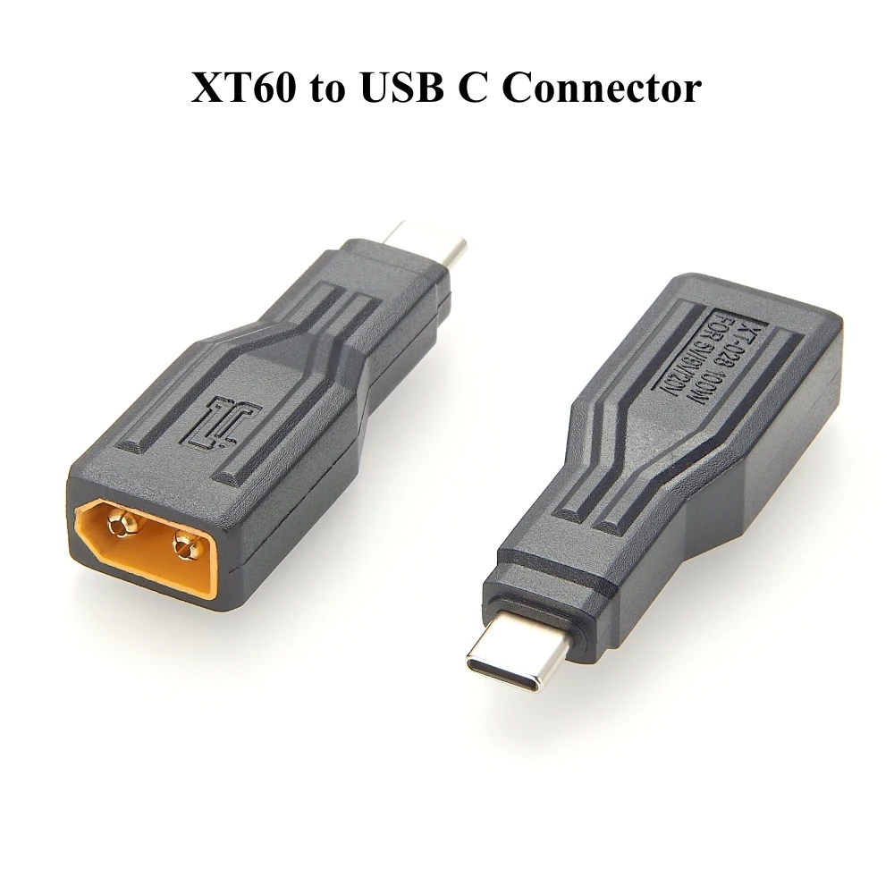 Адаптер типа C к XT60 XT60 «папа» к USB C «папа» Разъем для быстрой зарядки 100 Вт 20 В/5 А для хранения энергии дрона Мощность FPV RC Car
Адаптер типа C к XT60 XT60 «папа» к USB C «папа» Разъем для быстрой зарядки 100 Вт 20 В/5 А для хранения энергии дрона Мощность FPV RC Car