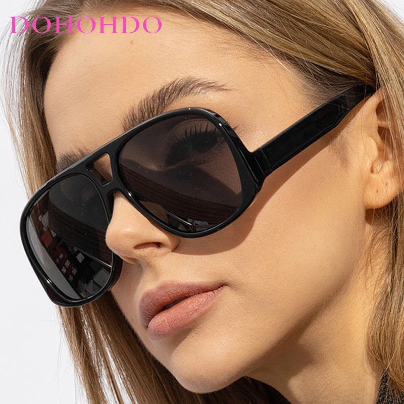 Luxury Brand Designer Vintage Oversized Frame Pilot Sunglasses Women Men Fashion Driving Summer Traveling Sun Glasses Male UV400
Luxury Brand Designer Vintage Oversized Frame Pilot Sunglasses Women Men Fashion Driving Summer Traveling Sun Glasses Male UV400