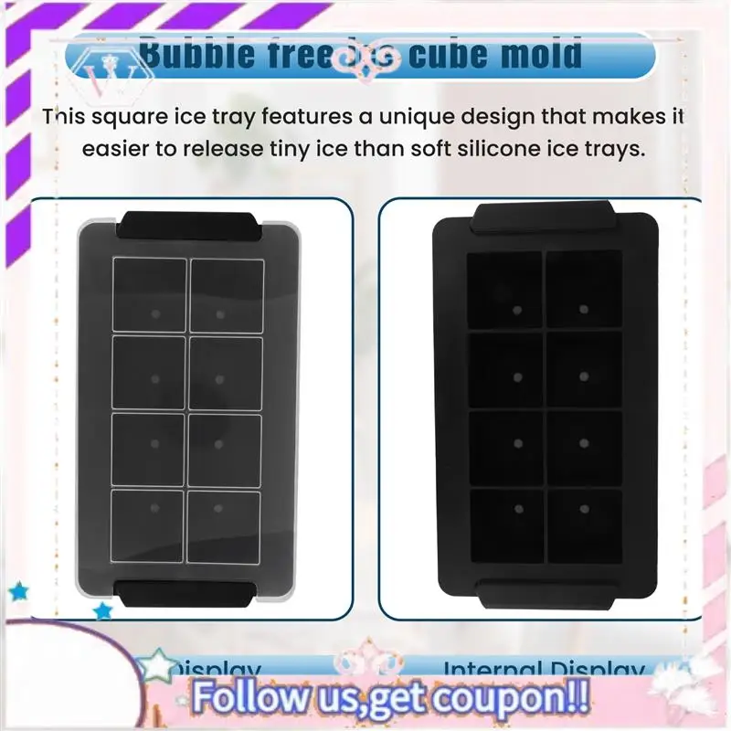 Премиум-прозрачный льдогенератор Crystal Clear Ice Square Maker 8, большой квадратный ледяной квадрат, для коктейлей
Премиум-прозрачный льдогенератор Crystal Clear Ice Square Maker 8, большой квадратный ледяной квадрат, для коктейлей