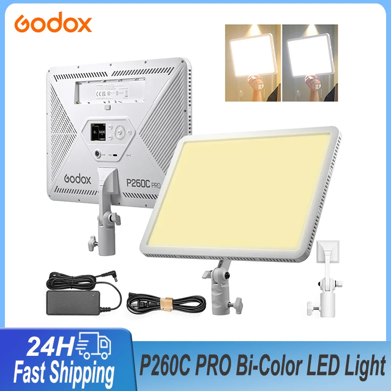 Лампа для фотостудии GODOX P260C, 2800-6500K, двухцветная, с регулируемой яркостью, для прямой трансляции
Лампа для фотостудии GODOX P260C, 2800-6500K, двухцветная, с регулируемой яркостью, для прямой трансляции