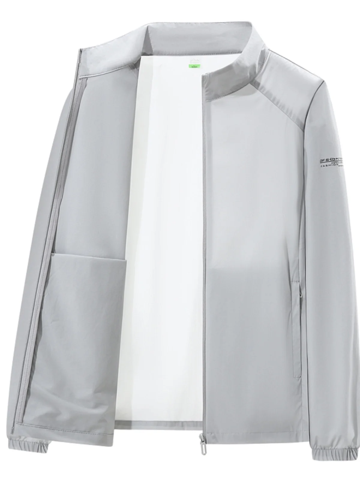 UV Protection Ice Silk Stand Collar Jaet Lightweight Casual Men's Outerwear Summer Thin Ice Silk Label Clip off Faion Cit...
UV Protection Ice Silk Stand Collar Jaet Lightweight Casual Men's Outerwear Summer Thin Ice Silk Label Clip off Faion Cit...