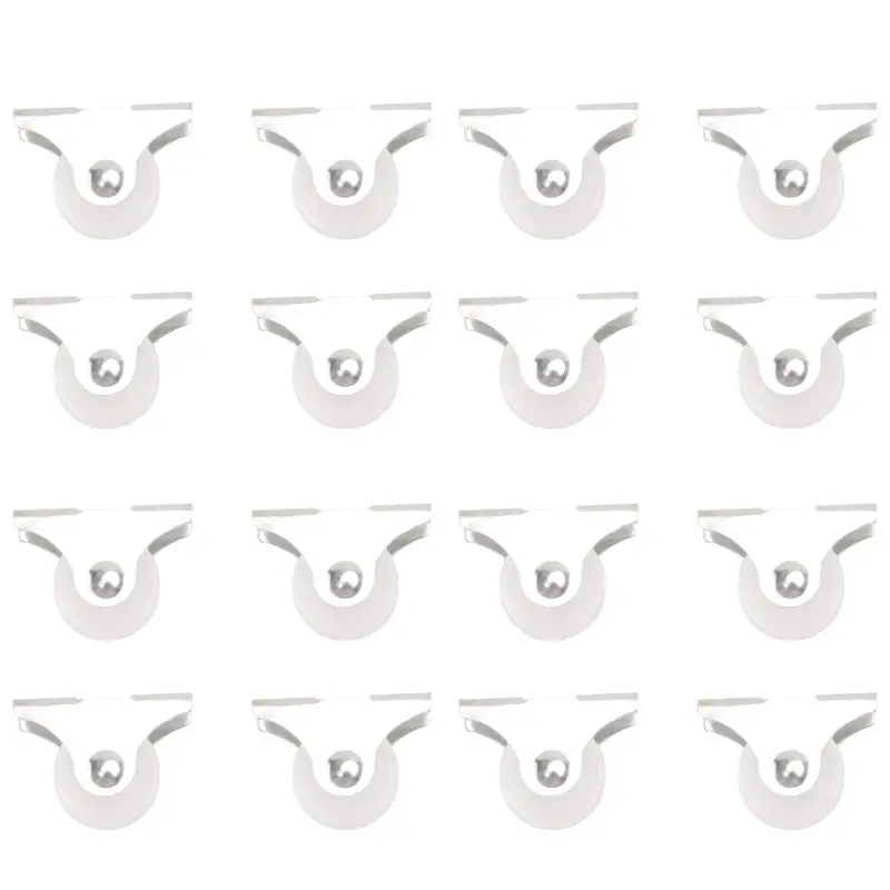 ABJN-16 Pcs White Plastic 25Mm Diameter Furniture Replacement Caster Wheel
ABJN-16 Pcs White Plastic 25Mm Diameter Furniture Replacement Caster Wheel