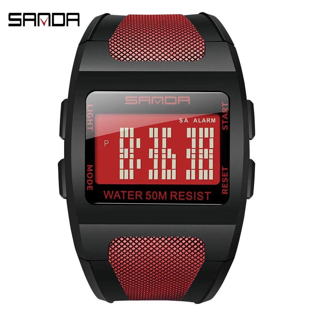 SANDA Outdoor Sports New Classic Military Men Watch TPU Luminous Waterproof Chronograph Date Multifunctional Male Wristwatch
SANDA Outdoor Sports New Classic Military Men Watch TPU Luminous Waterproof Chronograph Date Multifunctional Male Wristwatch
