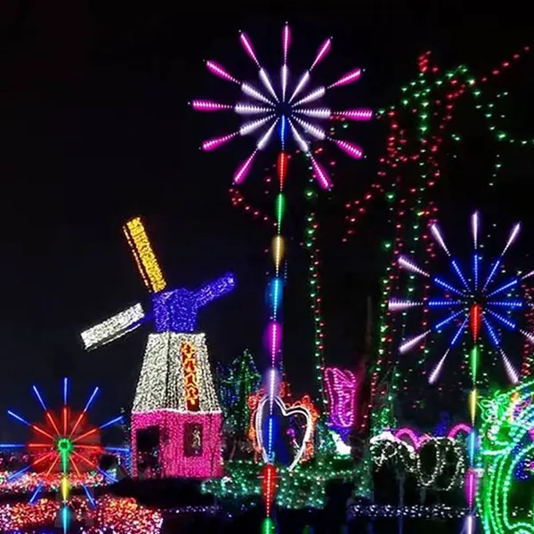 Outdoor 1M 2M 3M Led Firework Lights Pole Holiday Christmas Decoration Smart Voice Remote Control RGB Led Firework Lights
Outdoor 1M 2M 3M Led Firework Lights Pole Holiday Christmas Decoration Smart Voice Remote Control RGB Led Firework Lights