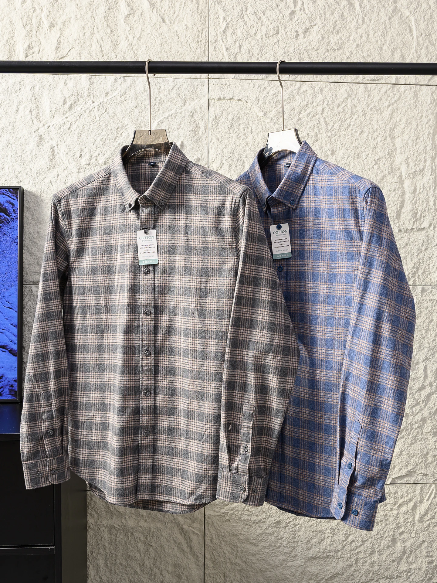 100% Pure Cotton Flannel Long Sleeve Shirt Men's Business Commute Versatile Plaid Shirt Soft Brushed Autumn Warm Standard Fit
100% Pure Cotton Flannel Long Sleeve Shirt Men's Business Commute Versatile Plaid Shirt Soft Brushed Autumn Warm Standard Fit