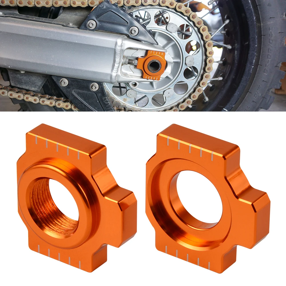 Motorcycle Axle Block Chain Adjusters for KTM 990 LC8 Adventure 990 Adventure R S Baja White 990 SMR SMT Super Duke Supermoto RT
Motorcycle Axle Block Chain Adjusters for KTM 990 LC8 Adventure 990 Adventure R S Baja White 990 SMR SMT Super Duke Supermoto RT