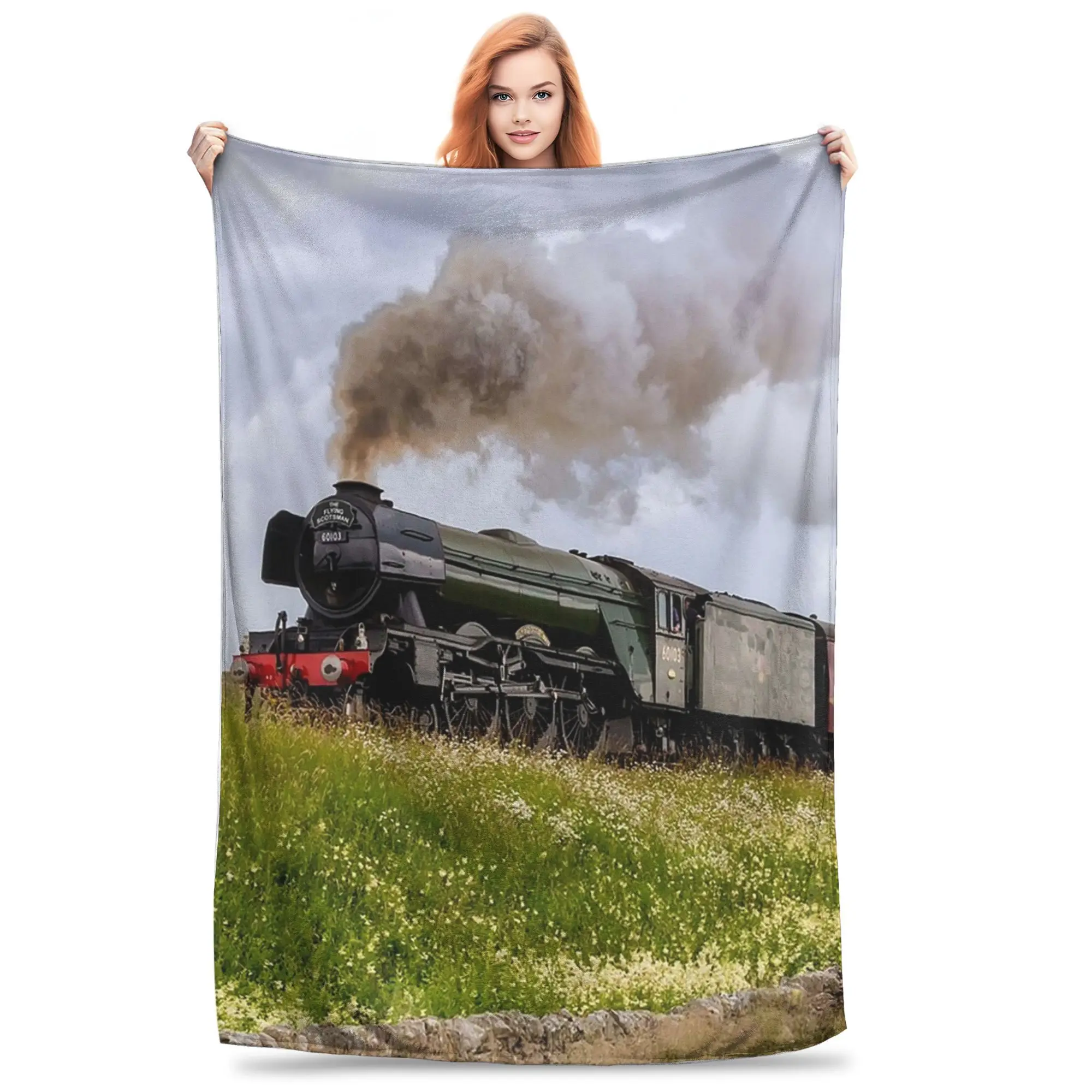 The Flying Scotsman in Yorkshire Blanket Soft Warm Flannel Throw Blanket Cover for Bed Living room Picnic Travel Home Couch
The Flying Scotsman in Yorkshire Blanket Soft Warm Flannel Throw Blanket Cover for Bed Living room Picnic Travel Home Couch