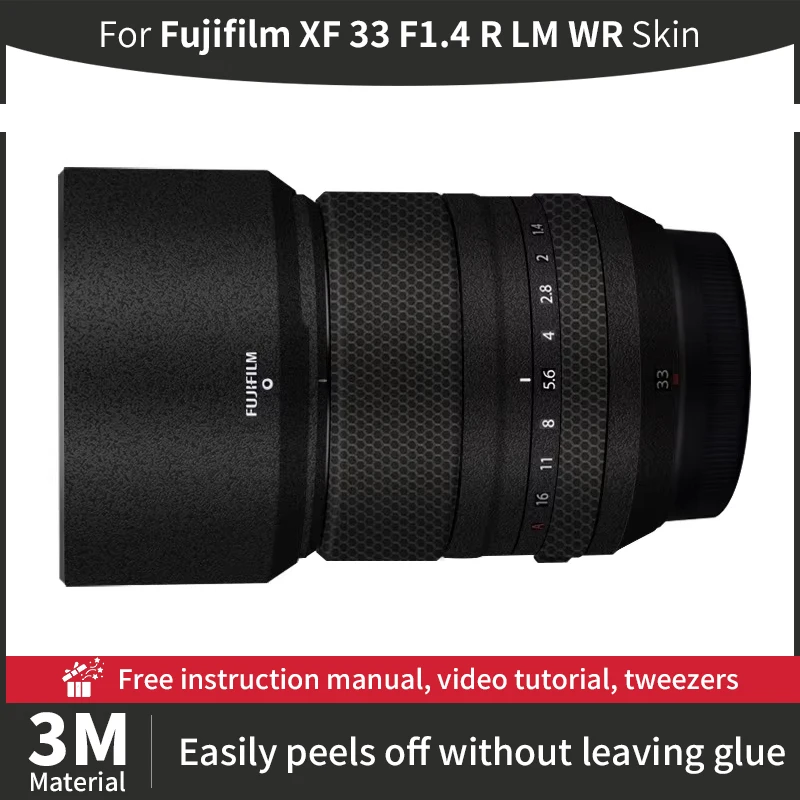 Для Fujifilm XF 33 мм F1.4 R LM WR кожух объектива камеры Fujifilm 33 мм кожа против царапин наклейка на объектив камеры защитная пленка
Для Fujifilm XF 33 мм F1.4 R LM WR кожух объектива камеры Fujifilm 33 мм кожа против царапин наклейка на объектив камеры защитная пленка