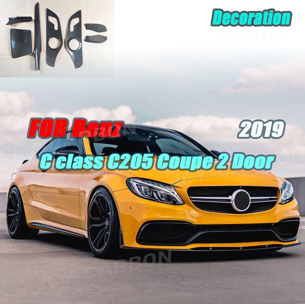 JCYECF 1Set Car-styling Carbon Fiber Interior Dashboard Decoration Trim Cover for Benz C class C205 Coupe 2 Door 2019 up
JCYECF 1Set Car-styling Carbon Fiber Interior Dashboard Decoration Trim Cover for Benz C class C205 Coupe 2 Door 2019 up