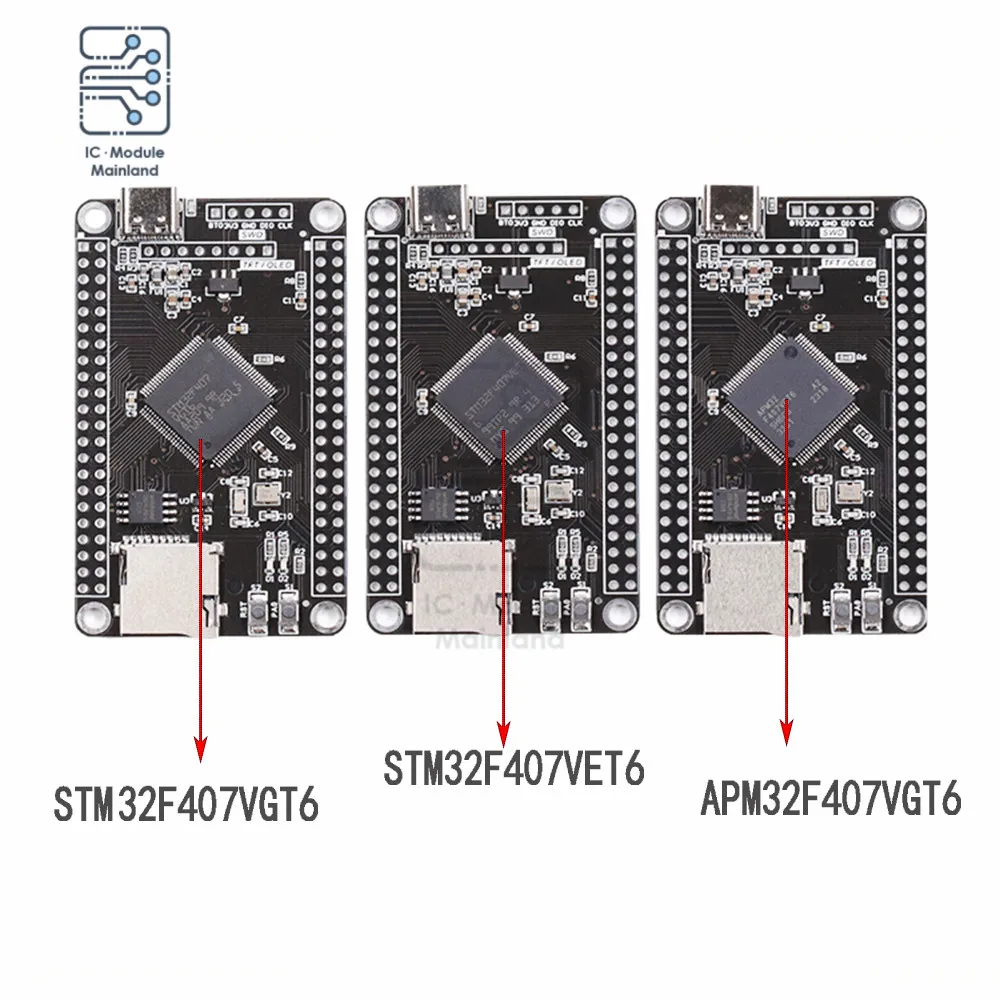 STM32F407VET6 APM32F407VGT6 STM32F407VGT6 Development Boards Microcontroller Learning Boards Cortex-M4 Core Boards System Boards
STM32F407VET6 APM32F407VGT6 STM32F407VGT6 Development Boards Microcontroller Learning Boards Cortex-M4 Core Boards System Boards