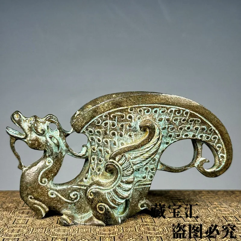 Antique Green Patina Qing Dynasty Qianlong Suzaku Vessel Dragon Head Wine Vessel Bronze Goblet Emperor Cup Imitation Bronze Cup
Antique Green Patina Qing Dynasty Qianlong Suzaku Vessel Dragon Head Wine Vessel Bronze Goblet Emperor Cup Imitation Bronze Cup