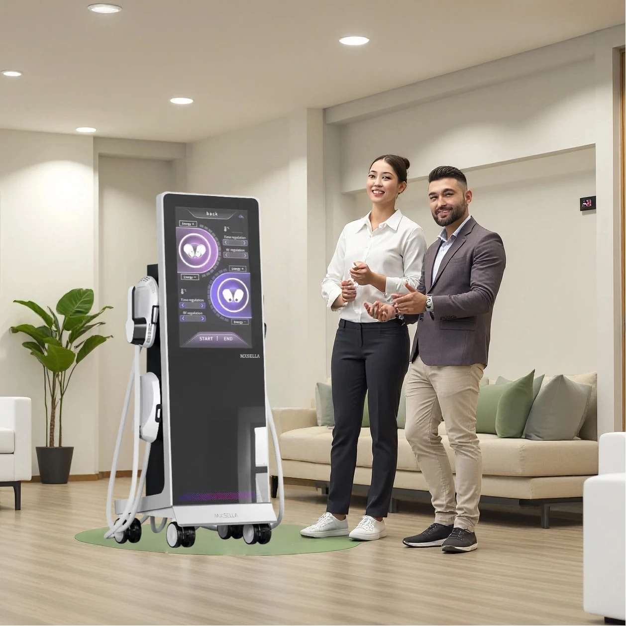 8500W Connect EMS Body Slimming Muscle Beauty Body Fat Burning Machine ABS Standing RF Body Slimming
8500W Connect EMS Body Slimming Muscle Beauty Body Fat Burning Machine ABS Standing RF Body Slimming