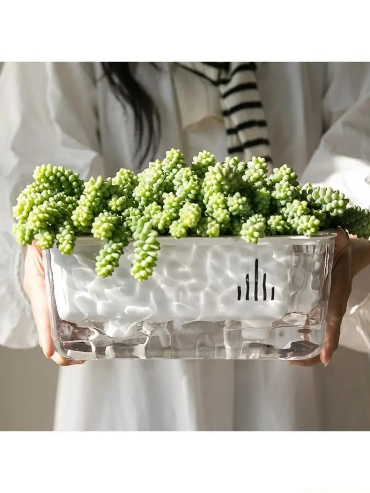 QX2E Visible Automatic Watering Flower Pot Patterned Design Includes Drainage Tray And Cord Great For Herbs Succulents Home
QX2E Visible Automatic Watering Flower Pot Patterned Design Includes Drainage Tray And Cord Great For Herbs Succulents Home