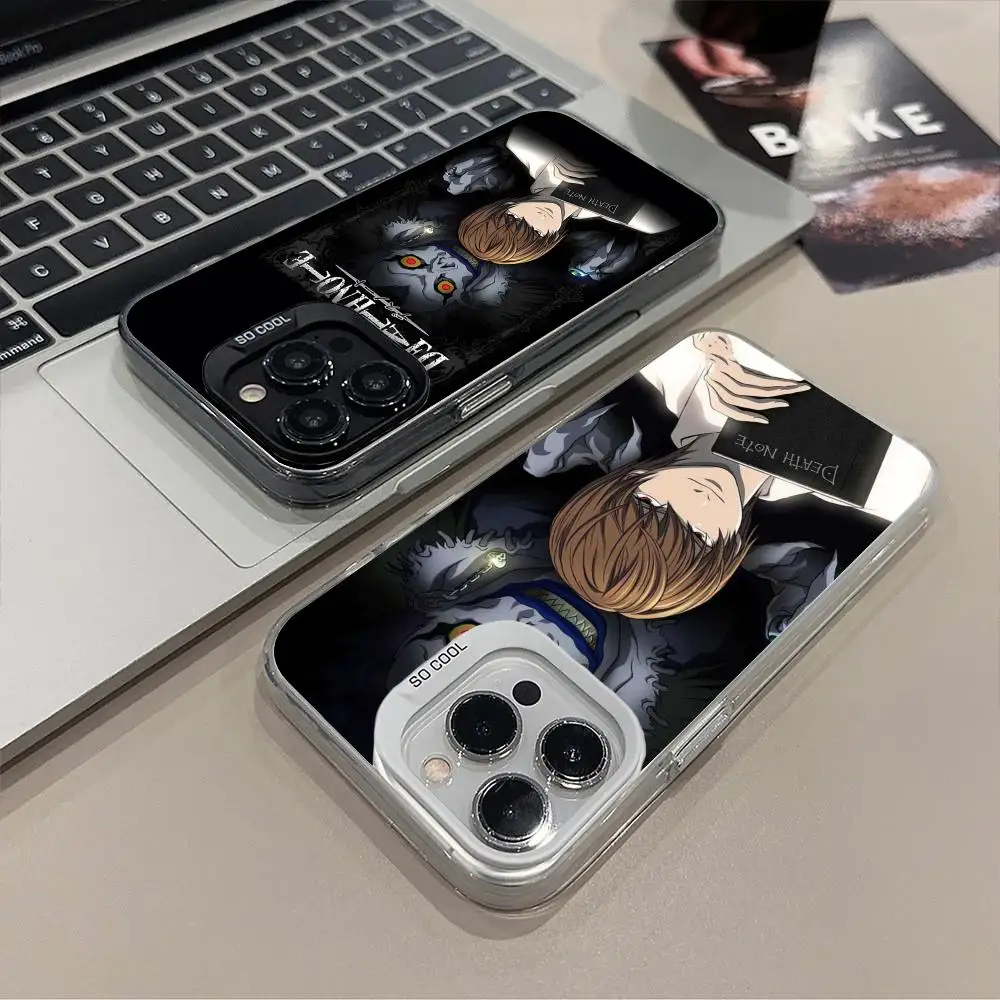 Death Note Kira Light Translucent Mobile Phone Case for iPhone 17 16 15 14 13 12 11 X XR XS Air Pro Max Plus Colorful Cover
Death Note Kira Light Translucent Mobile Phone Case for iPhone 17 16 15 14 13 12 11 X XR XS Air Pro Max Plus Colorful Cover
