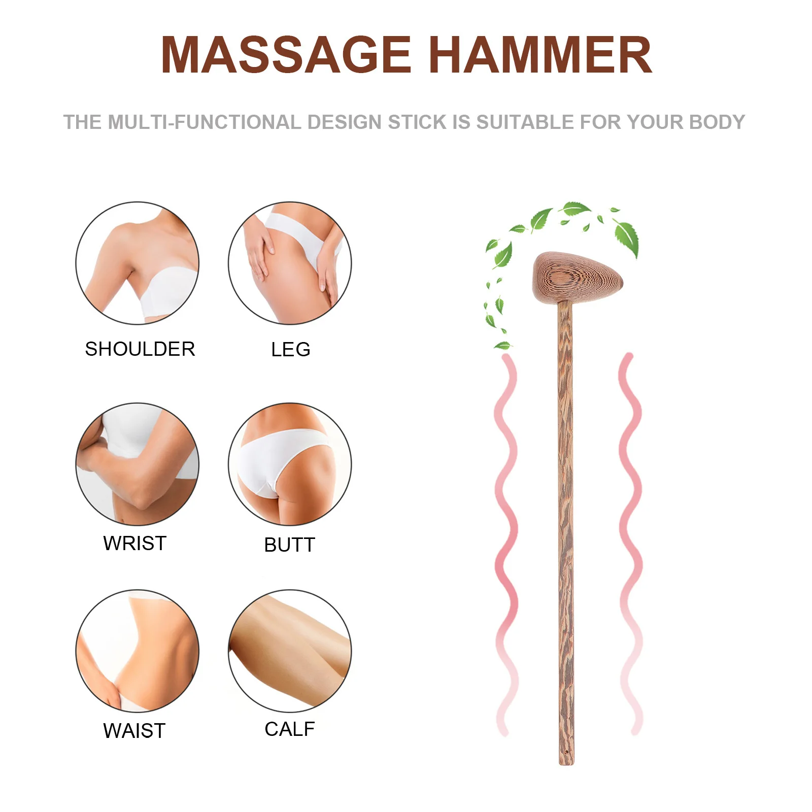 1pc Small Ram Horn Hammer Wooden Body Massage Tool For Back Shoulder Muscle Recovery Knob Massager Home Therapy Back Massager
1pc Small Ram Horn Hammer Wooden Body Massage Tool For Back Shoulder Muscle Recovery Knob Massager Home Therapy Back Massager