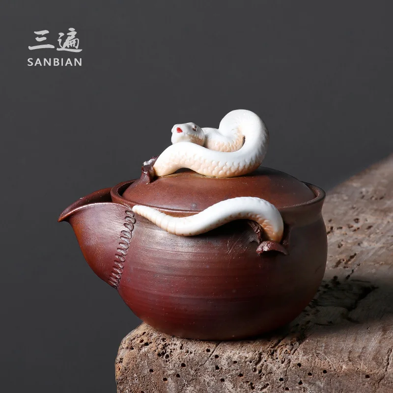 Three Time Firewood Burning Treasure Bottle Teapot Lid Bowl Weng Village Authentic Handmade White Snake Hand Grabbed
Three Time Firewood Burning Treasure Bottle Teapot Lid Bowl Weng Village Authentic Handmade White Snake Hand Grabbed