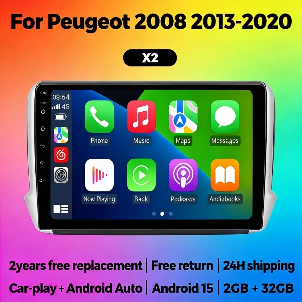 Автомагнитола MEKEDE Android 15, 2 DIN, для Peugeot 2008, 208 серии 2013-2020, стереоплеер, мультимедийный дисплей
Автомагнитола MEKEDE Android 15, 2 DIN, для Peugeot 2008, 208 серии 2013-2020, стереоплеер, мультимедийный дисплей