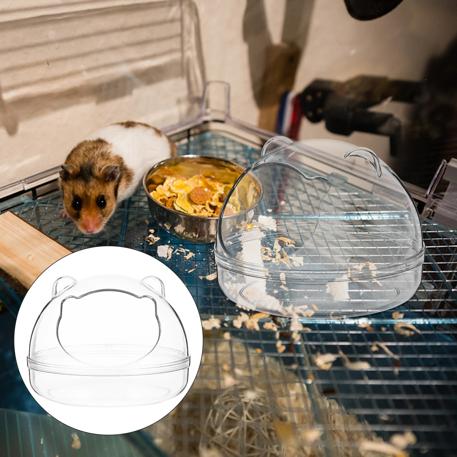 Plastic Hamster Bath Room Smooth Edges Anti Skid Bottom Easy Assemble Transparent Small Pet Bath Basin Hamster Bathing Tub
Plastic Hamster Bath Room Smooth Edges Anti Skid Bottom Easy Assemble Transparent Small Pet Bath Basin Hamster Bathing Tub